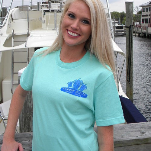 Country Life Outfitters Southern Attitude Mint 3 - Adult & Kids T-Shirts, Sweatshirts & Hoodies apparel design preview 2