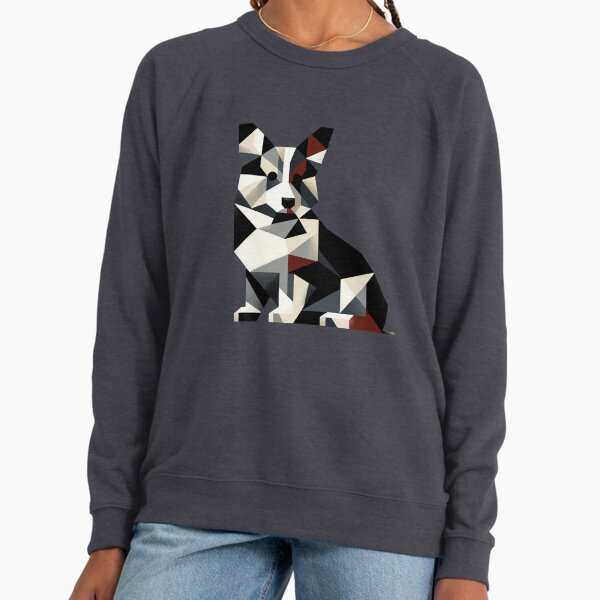 Abstract Design Tricolor Corgi Lightweight - Adult & Kids T-Shirts, Sweatshirts & Hoodies apparel design preview 1