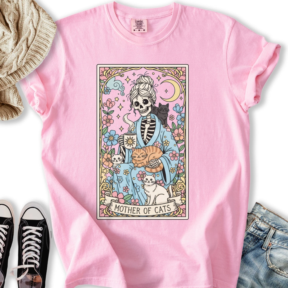 Mother of Cats Tarot - Adult & Kids T-Shirts, Sweatshirts & Hoodies apparel design preview 2