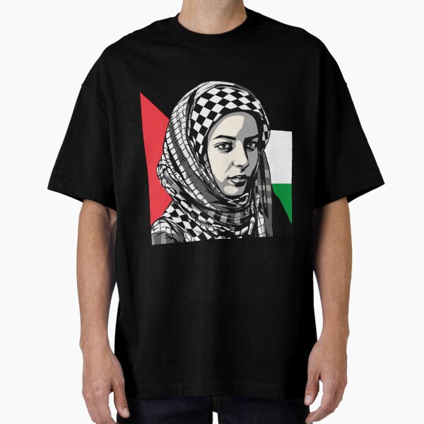 Free Palestine Palestinian Woman Keffiyeh - Adult & Kids T-Shirts, Sweatshirts & Hoodies apparel design preview 1