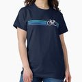 Retro Biking Style Blue - Adult & Kids T-Shirts, Sweatshirts & Hoodies apparel design preview 1