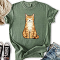 Smiling Orange Cat - Adult & Kids T-Shirts, Sweatshirts & Hoodies apparel design preview 1