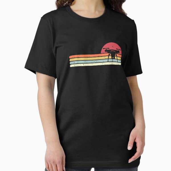 Drone Design. Retro Style Quadcopter Product - Adult & Kids T-Shirts, Sweatshirts & Hoodies apparel design preview 1