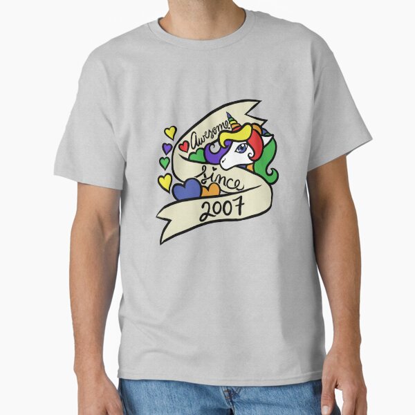 Awesome since 2007 - Adult & Kids T-Shirts, Sweatshirts & Hoodies apparel design preview 1