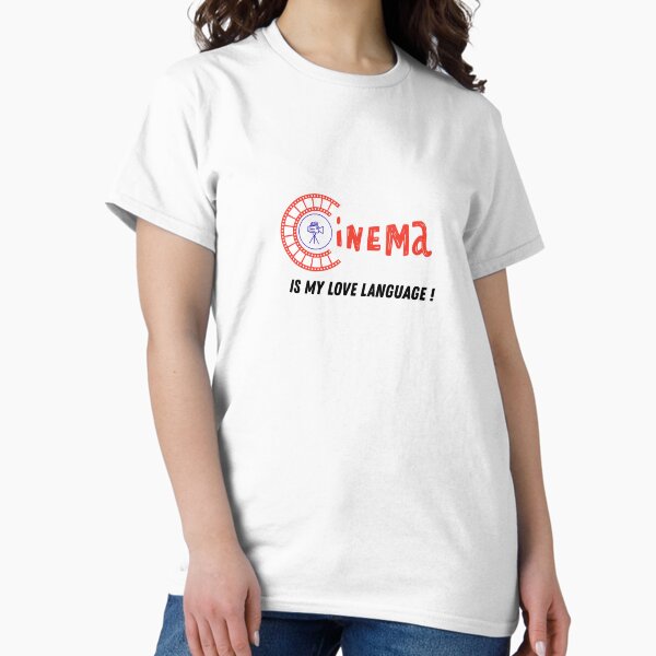 Cinema Is My Love Language Sticker - Adult & Kids T-Shirts, Sweatshirts & Hoodies apparel design preview 1