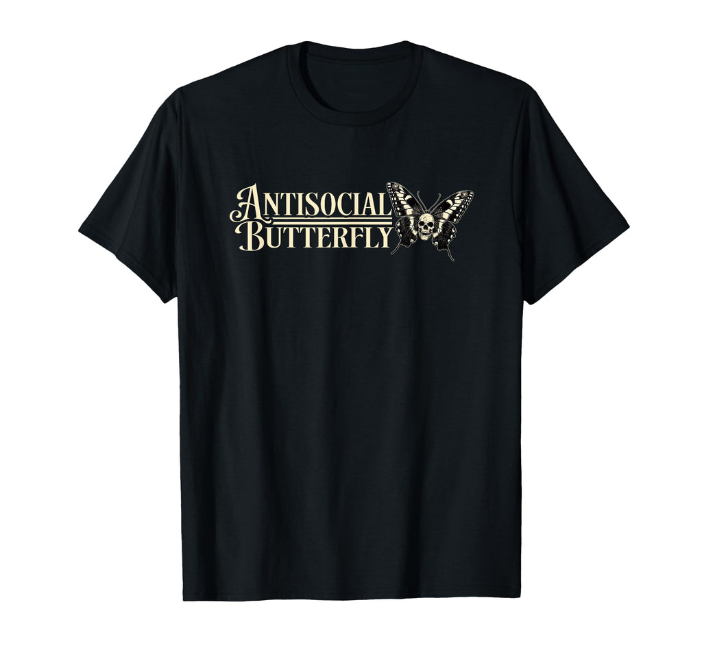 Antisocial Butterfly Gift Sweatshirt - Casual Everyday Wear Men Women - T-Shirt, Sweatshirt, Hoodie
