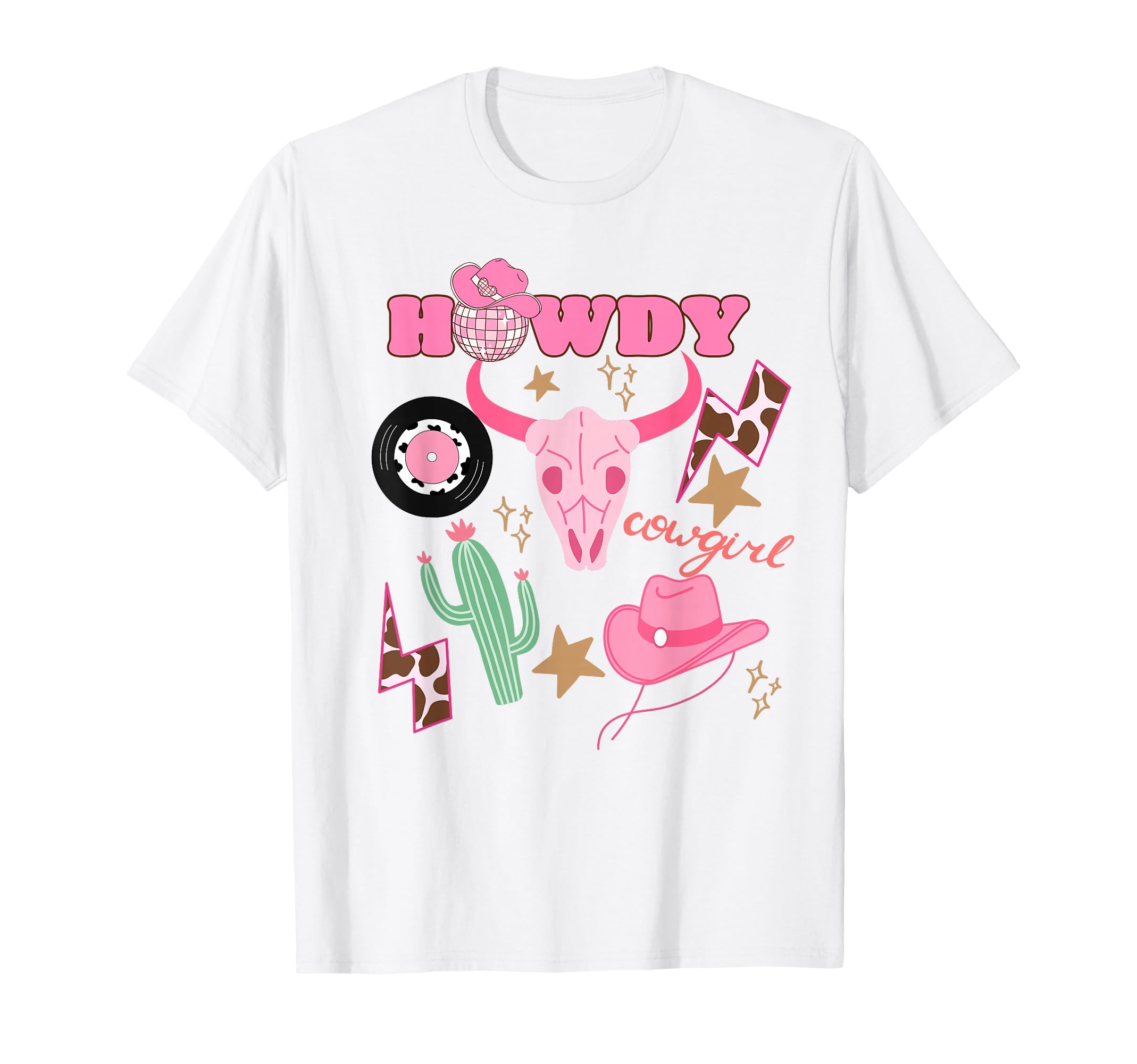 Western Collage Country Cowboy T-Shirt - Fun Novelty Design Men Women - T-Shirt, Sweatshirt, Hoodie