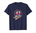 43 Years Being Fly Birthday Gift T-Shirt - Aesthetic Graphic for Adults - T-Shirt, Sweatshirt, Hoodie