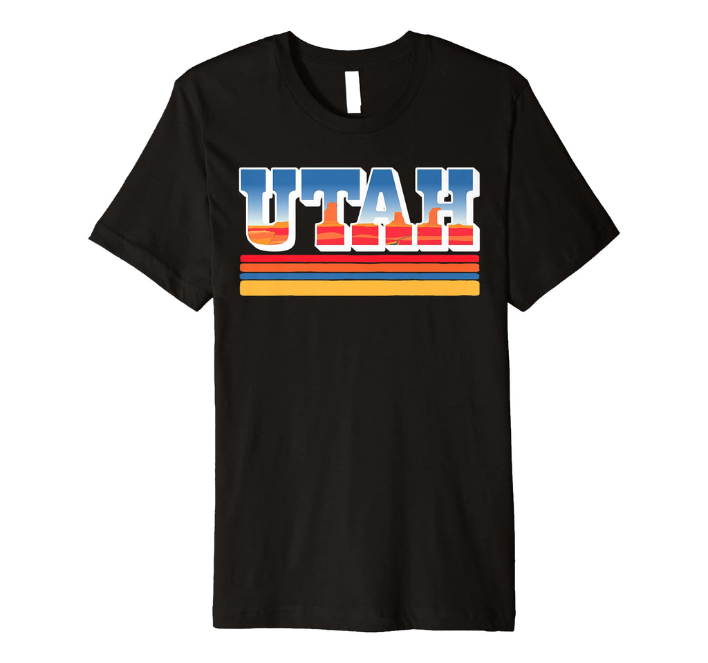 Utah Postcard Desert Scene Monument T-Shirt - Novelty Apparel for Adults - T-Shirt, Sweatshirt, Hoodie
