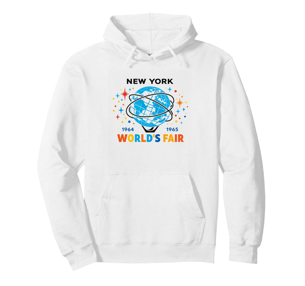 1964 Worlds Fair Travel Old Schools Nyc Hoodie - Trendy Graphic for Adults - T-Shirt, Sweatshirt, Hoodie