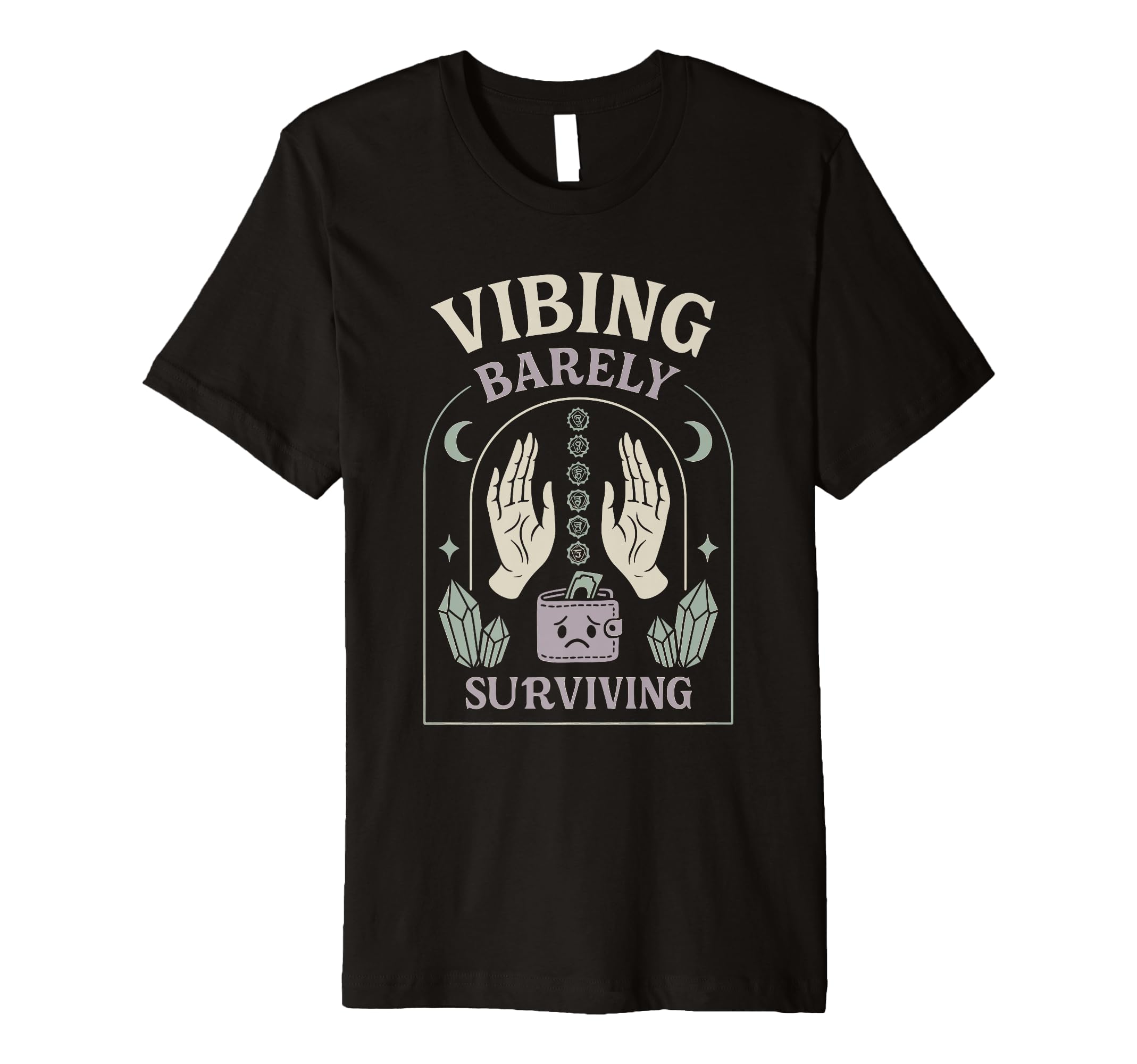 Crystal Healing Anti Capitalism T-Shirt - Streetwear Style for Adults - T-Shirt, Sweatshirt, Hoodie
