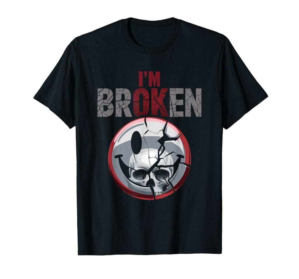 Im Ok Im Broken Invisible Illness T-Shirt - Custom Art Print Men Women - T-Shirt, Sweatshirt, Hoodie