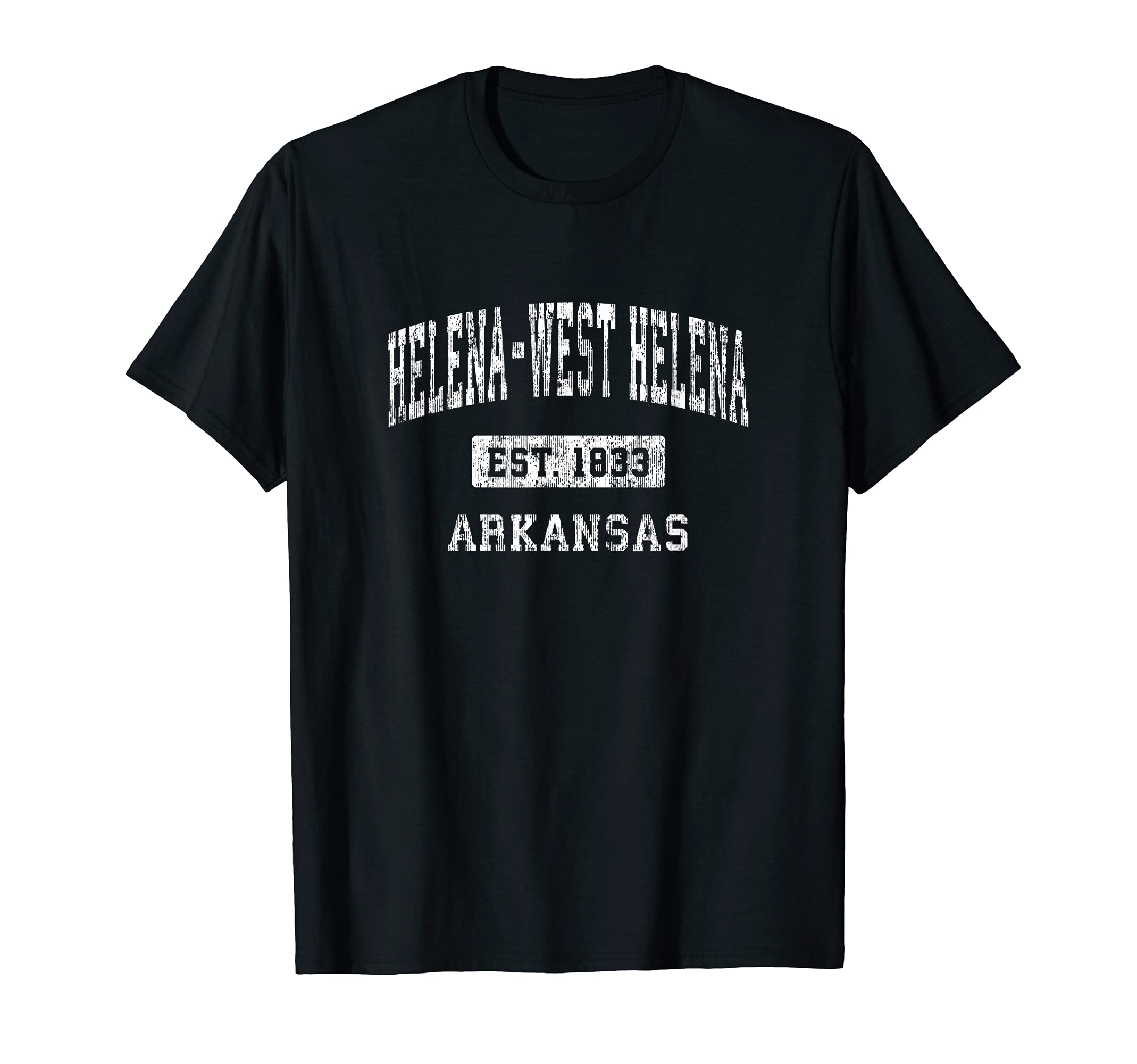 Helena West Helena Arkansas Ar Sports T-Shirt - Minimalist Print Unisex - T-Shirt, Sweatshirt, Hoodie