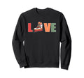 Roller Skating Roller Skate Love Sweatshirt - Trendy Graphic Men Women - T-Shirt, Sweatshirt, Hoodie