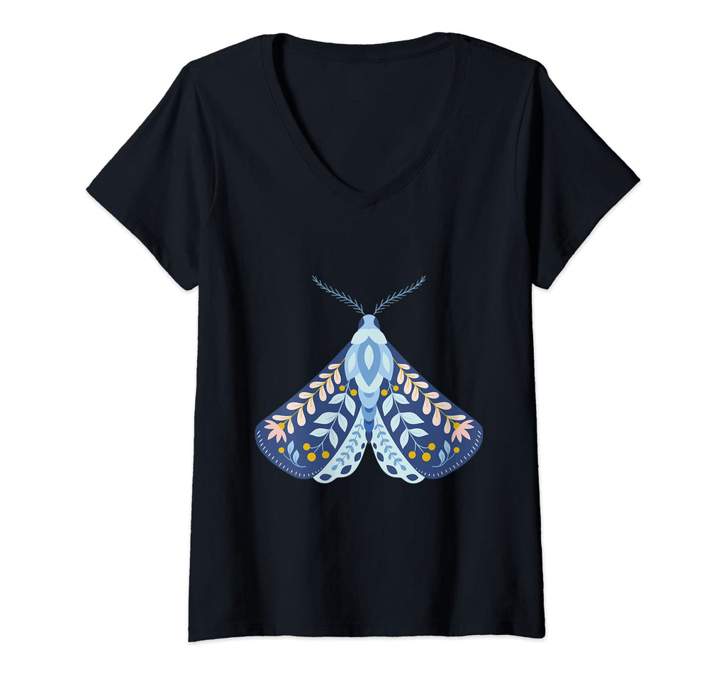 Womens Crafty Moth Goth Horror T-Shirt - Custom Art Print for Adults - T-Shirt, Sweatshirt, Hoodie