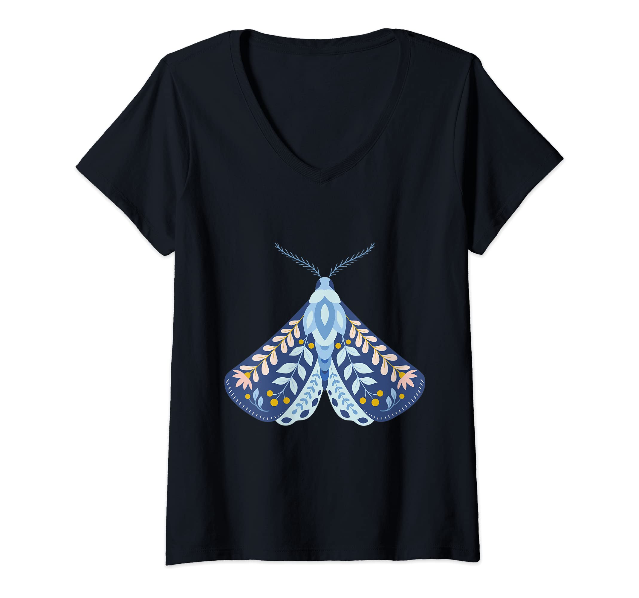 Womens Crafty Moth Goth Horror T-Shirt - Custom Art Print for Adults - T-Shirt, Sweatshirt, Hoodie