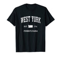 West York Pennsylvania Pa Athletic Sports T-Shirt - Novelty Apparel Unisex - T-Shirt, Sweatshirt, Hoodie
