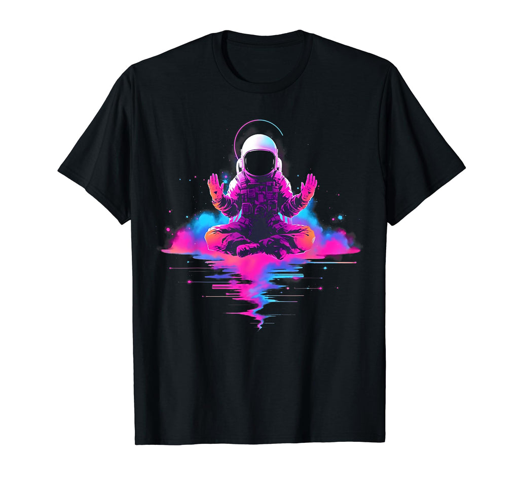 Synthwave Astronaut Cyberpunk 80S Sci T-Shirt - Graphic Print for Adults - T-Shirt, Sweatshirt, Hoodie