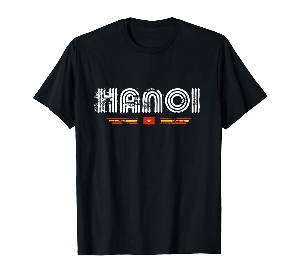 Hanoi Vietnam 70S 80S Type T-Shirt - Casual Everyday Wear Men Women - T-Shirt, Sweatshirt, Hoodie