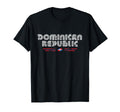 Dominican Republic 70S 80S Type Flag T-Shirt - Trendy Graphic Unisex - T-Shirt, Sweatshirt, Hoodie
