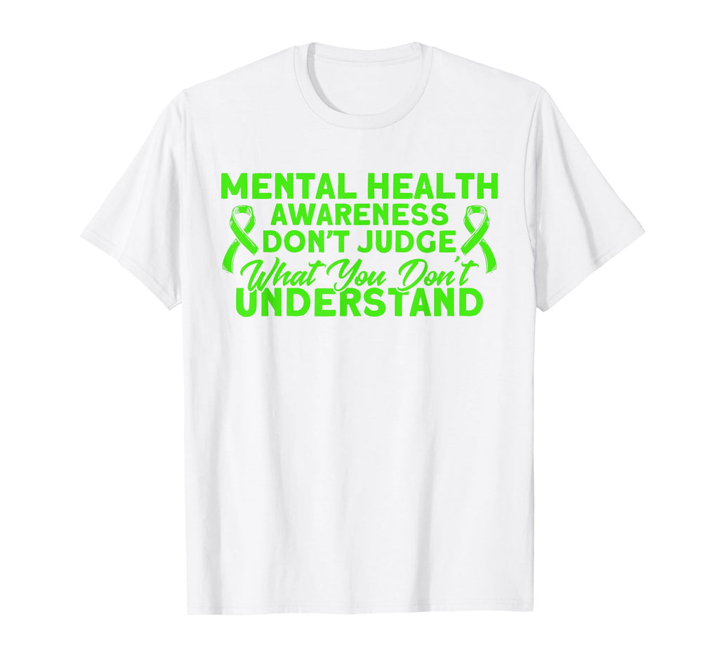 Mental Health Dont Judge Mental T-Shirt - Casual Everyday Wear for Adults - T-Shirt, Sweatshirt, Hoodie