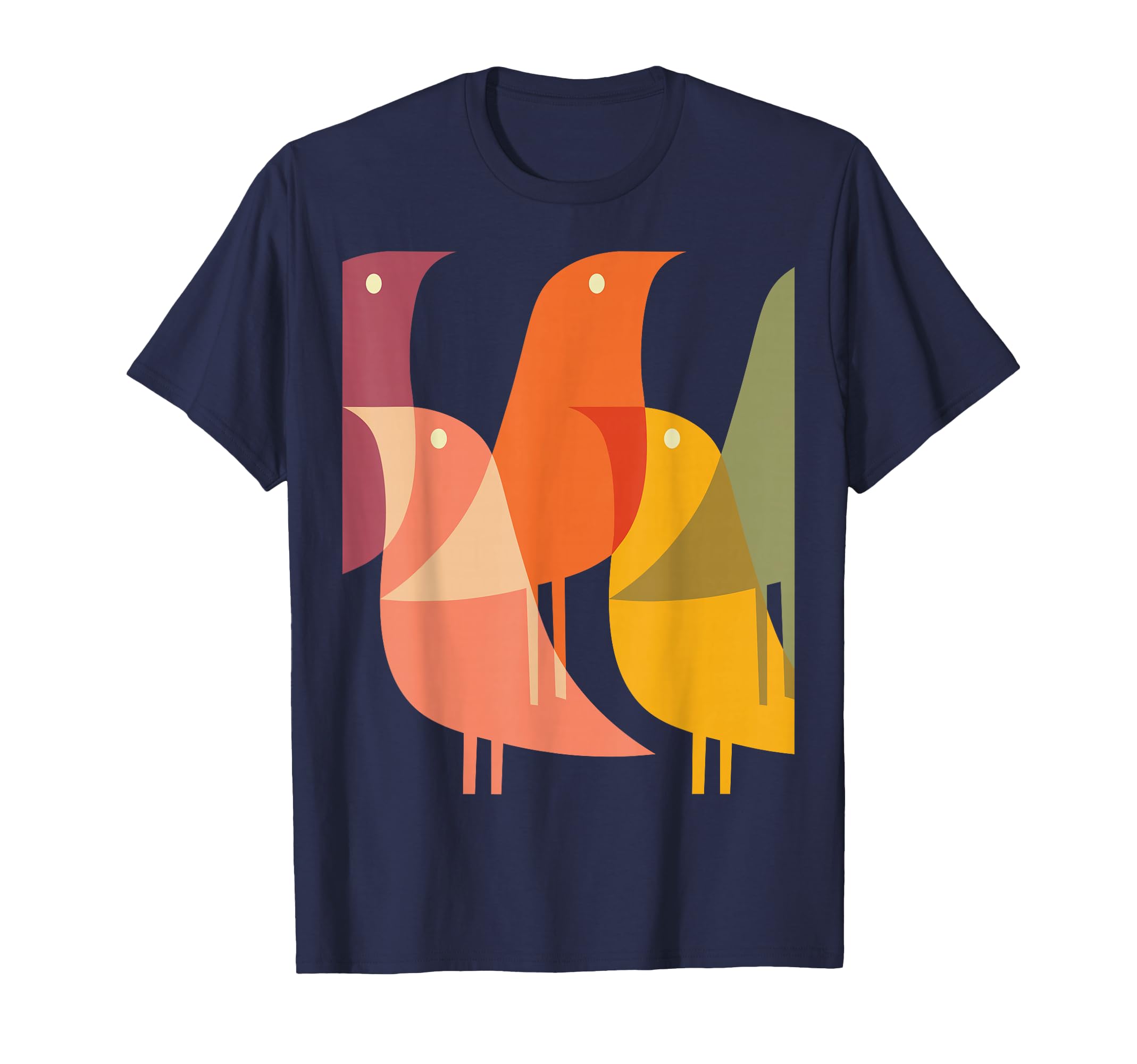 Bird Art Deco 60S Minimal Hippy T-Shirt - Aesthetic Graphic for Adults - T-Shirt, Sweatshirt, Hoodie