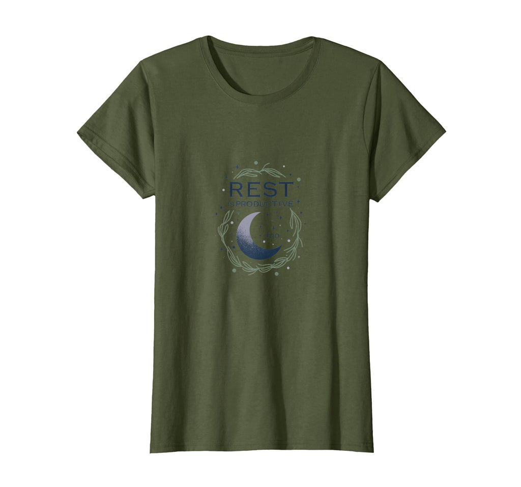 Rest Is Productive Too Mental Health T-Shirt - Graphic Print Men Women - T-Shirt, Sweatshirt, Hoodie