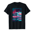 Vaporwave Aesthetic Trippy Tropical T-Shirt - Fun Novelty Design Men Women - T-Shirt, Sweatshirt, Hoodie