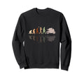 Motorcycle Evolution Shadow Biker Sweatshirt - Streetwear Style Men Women - T-Shirt, Sweatshirt, Hoodie