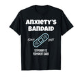 Anxietys Bandaid Overthinkers T-Shirt - Casual Everyday Wear for Adults - T-Shirt, Sweatshirt, Hoodie