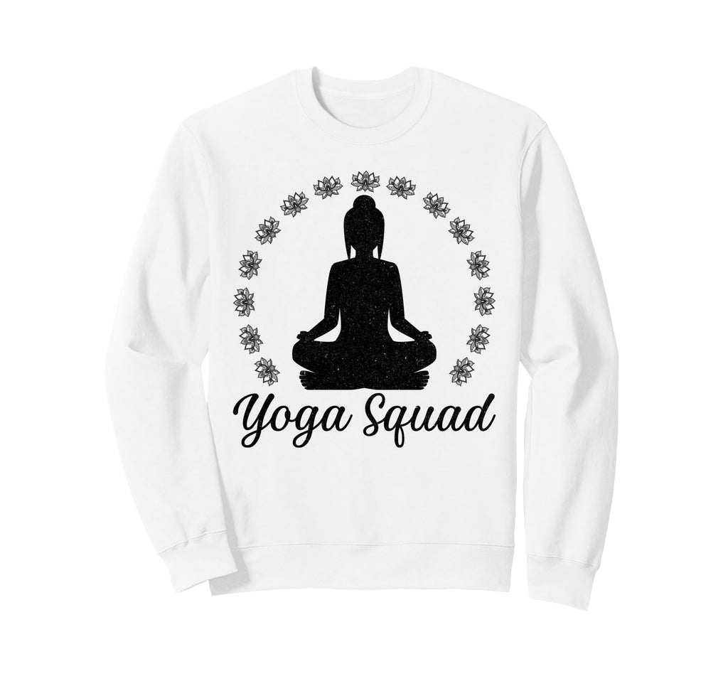 Yoga Squad Spiritual Meditation Sweatshirt - Aesthetic Graphic for Adults - T-Shirt, Sweatshirt, Hoodie