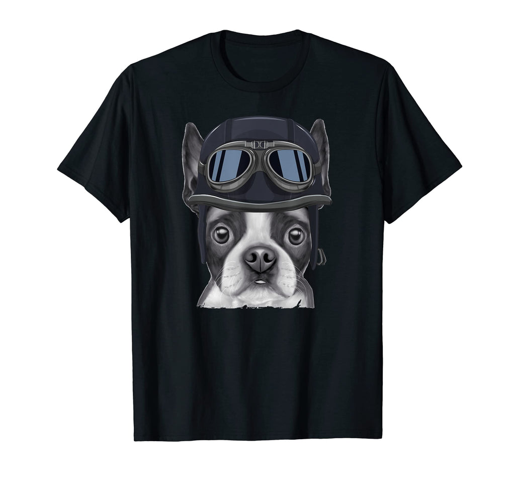 Boston Terrier Wearing T-Shirt - Casual Everyday Wear for Adults - T-Shirt, Sweatshirt, Hoodie