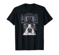 Boston Terrier Wearing T-Shirt - Casual Everyday Wear for Adults - T-Shirt, Sweatshirt, Hoodie