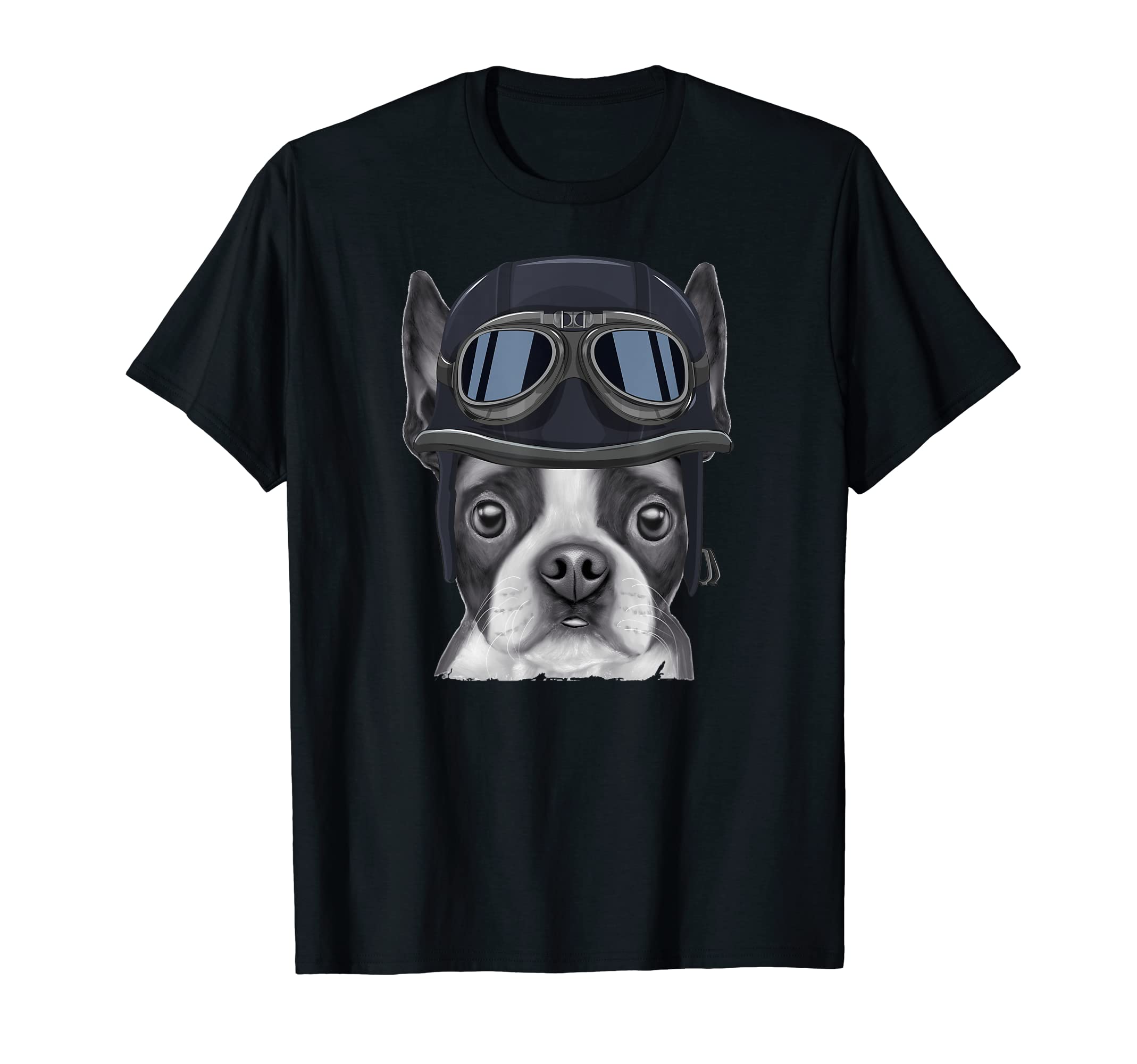 Boston Terrier Wearing T-Shirt - Casual Everyday Wear for Adults - T-Shirt, Sweatshirt, Hoodie