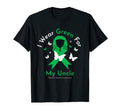 I Wear Green My Uncle Mental Health T-Shirt - Minimalist Print Unisex - T-Shirt, Sweatshirt, Hoodie