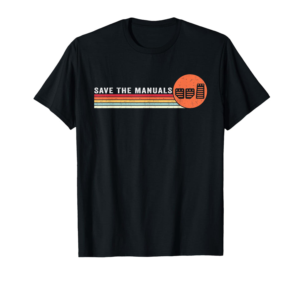 Three Pedals Save Stick Manual T-Shirt - Trendy Graphic Men Women - T-Shirt, Sweatshirt, Hoodie