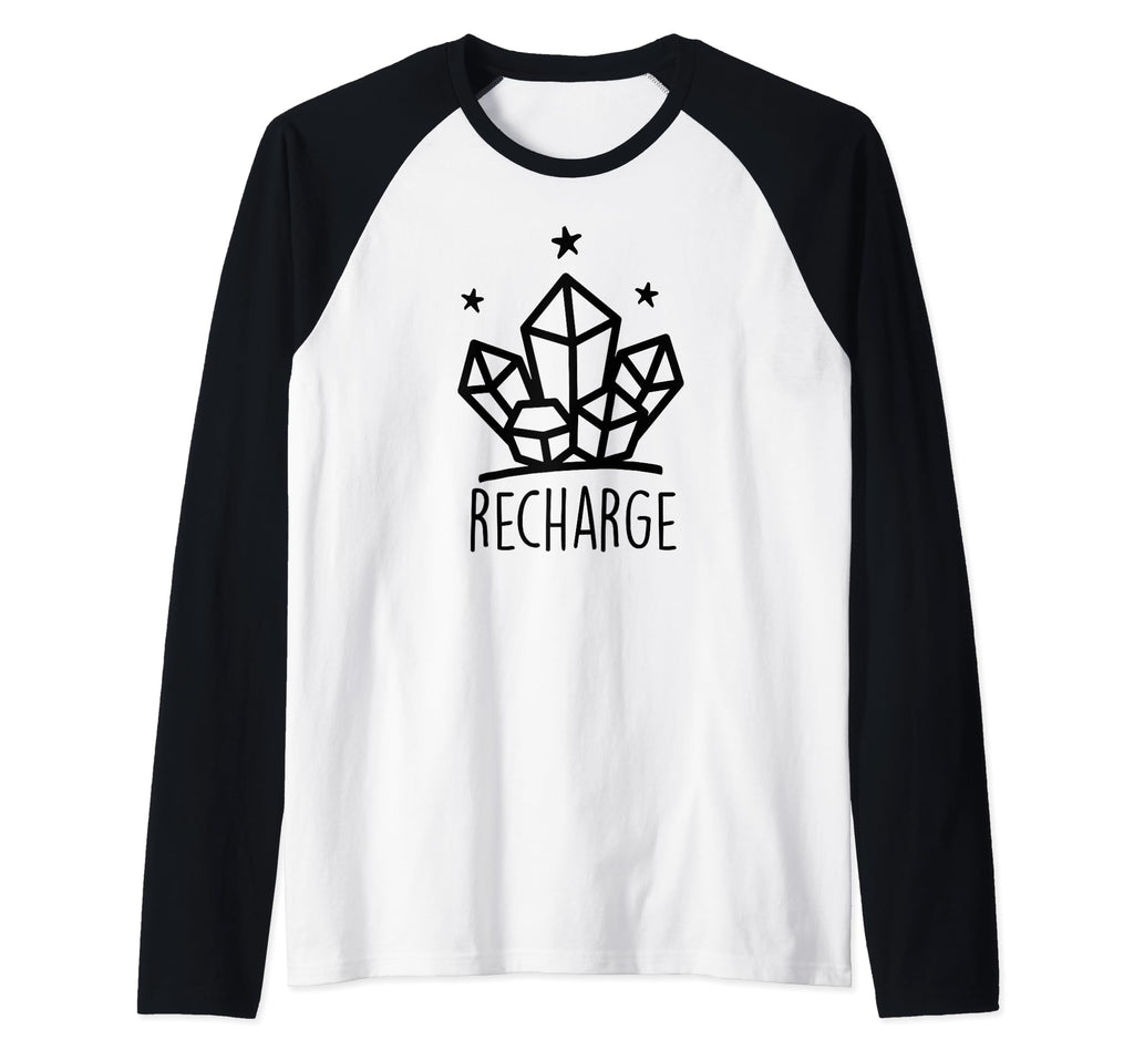 Metaphysical Crystal Recharge T-Shirt - Aesthetic Graphic for Adults - T-Shirt, Sweatshirt, Hoodie