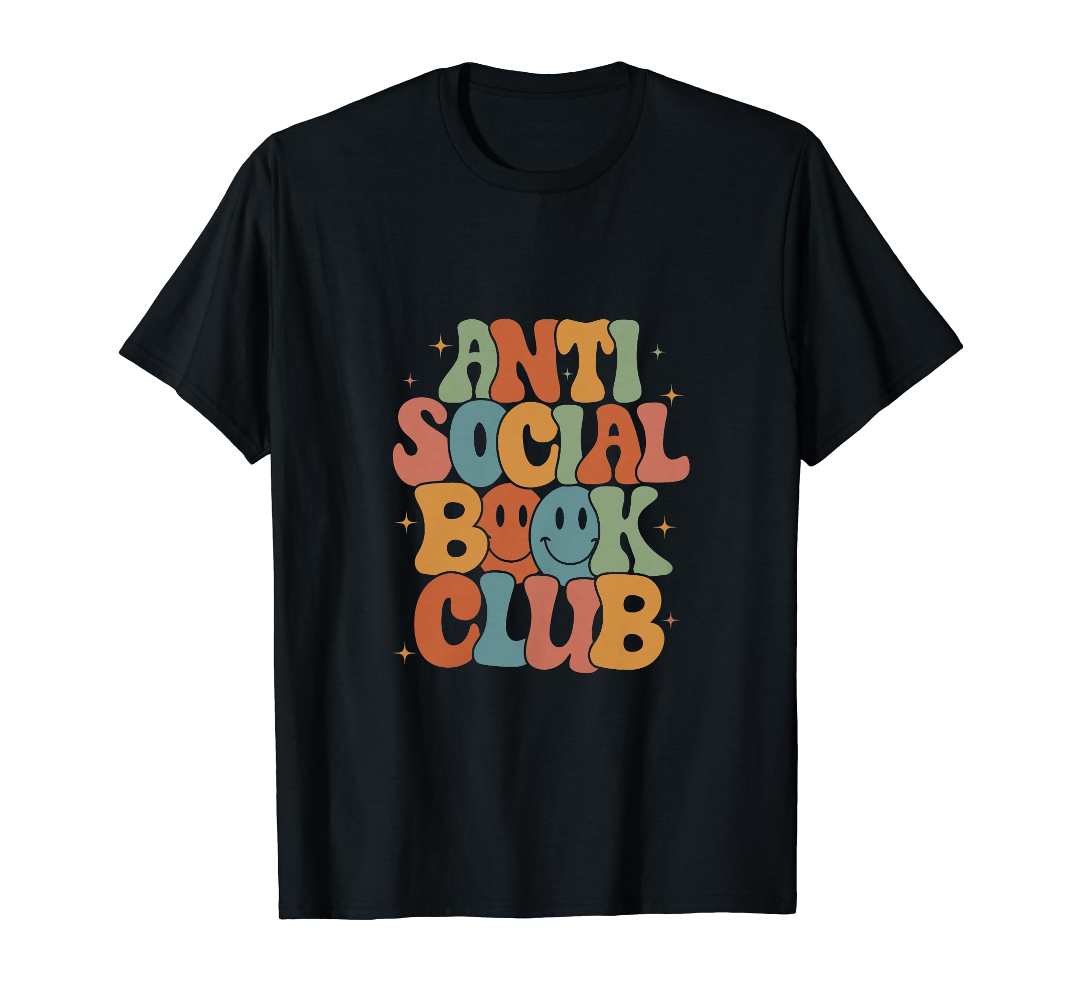 Anti Social Book Club Groovy Funny T-Shirt - Novelty Apparel for Adults - T-Shirt, Sweatshirt, Hoodie