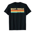 West Fargo Nd North Dakota Funny City T-Shirt - Custom Art Print Men Women - T-Shirt, Sweatshirt, Hoodie