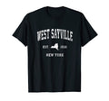 West Sayville New York Ny Athletic Sports T-Shirt - Custom Art Print Unisex - T-Shirt, Sweatshirt, Hoodie