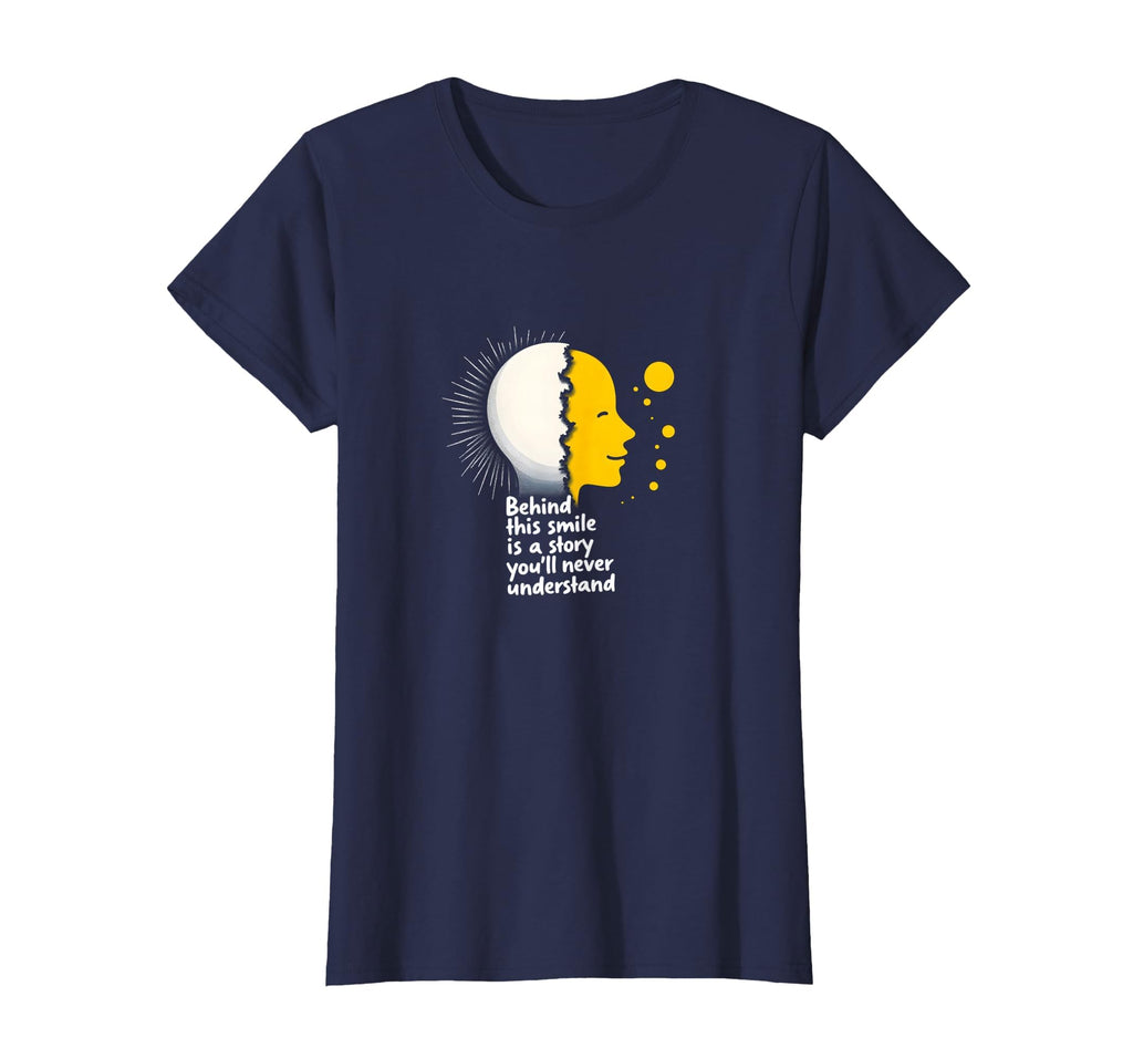 Mental Health Awareness Behind This T-Shirt - Novelty Apparel for Adults - T-Shirt, Sweatshirt, Hoodie