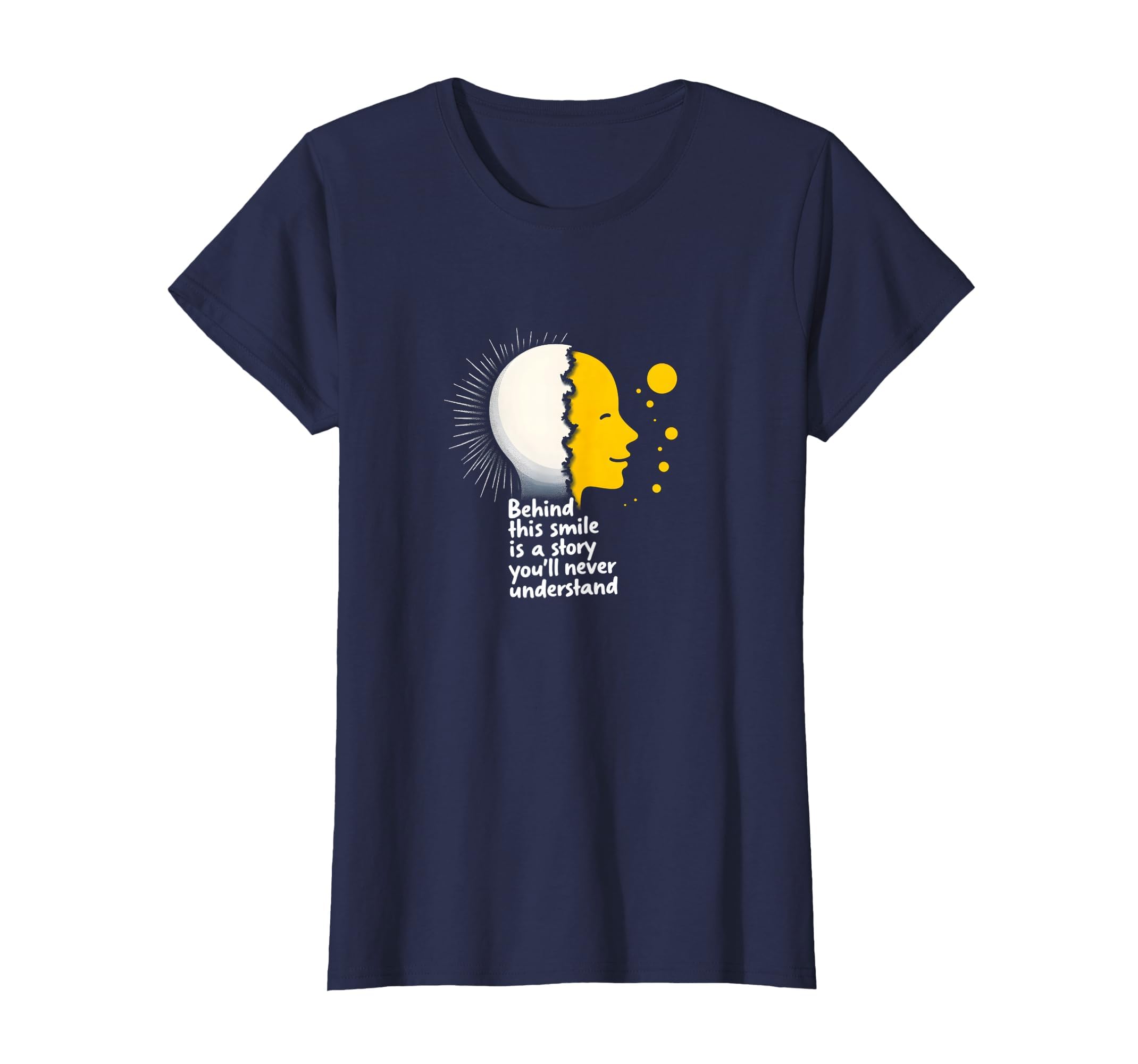 Mental Health Awareness Behind This T-Shirt - Novelty Apparel for Adults - T-Shirt, Sweatshirt, Hoodie