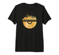 Vinyl Record Player Disco Music Skyline T-Shirt - Streetwear Style Unisex - T-Shirt, Sweatshirt, Hoodie