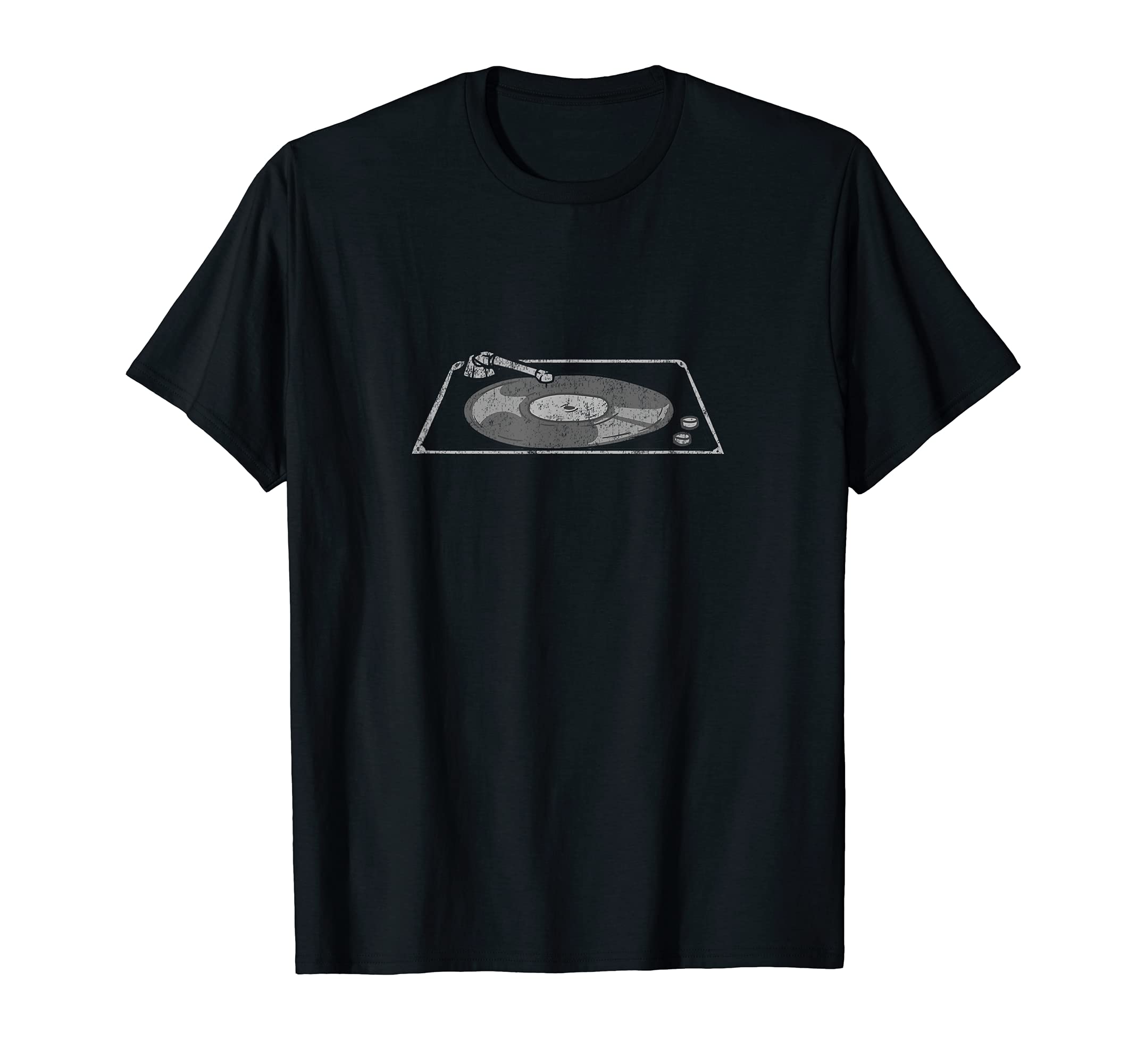 Turntable Turn Table Record Player T-Shirt - Minimalist Print Men Women - T-Shirt, Sweatshirt, Hoodie