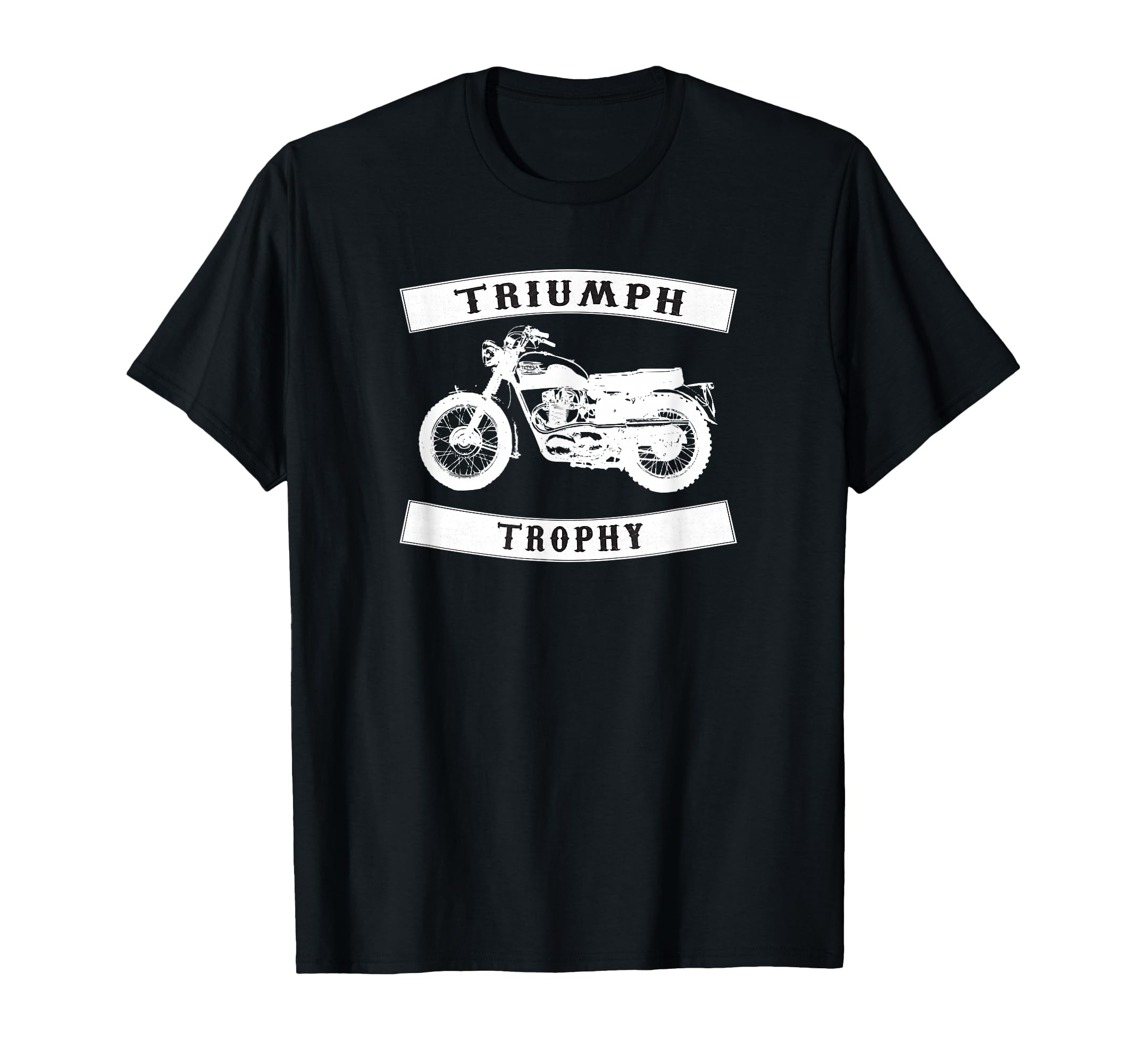 Triumph Tr6 Trophy Motor Cycle T-Shirt - Custom Art Print Unisex - T-Shirt, Sweatshirt, Hoodie