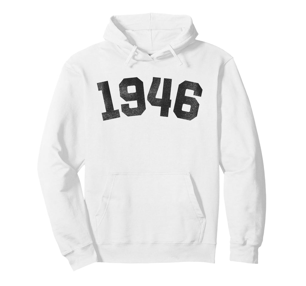 1946 80Th Birthday Bday 80 Years Old Hoodie - Custom Art Print for Adults - T-Shirt, Sweatshirt, Hoodie