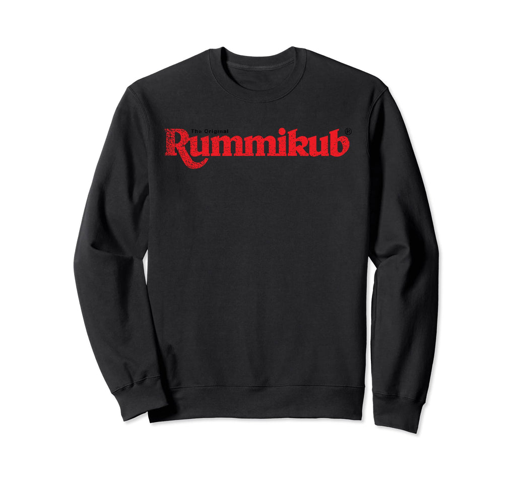 Rummikub Logo Distressed Grunge Effect Sweatshirt - Novelty Apparel Unisex - T-Shirt, Sweatshirt, Hoodie