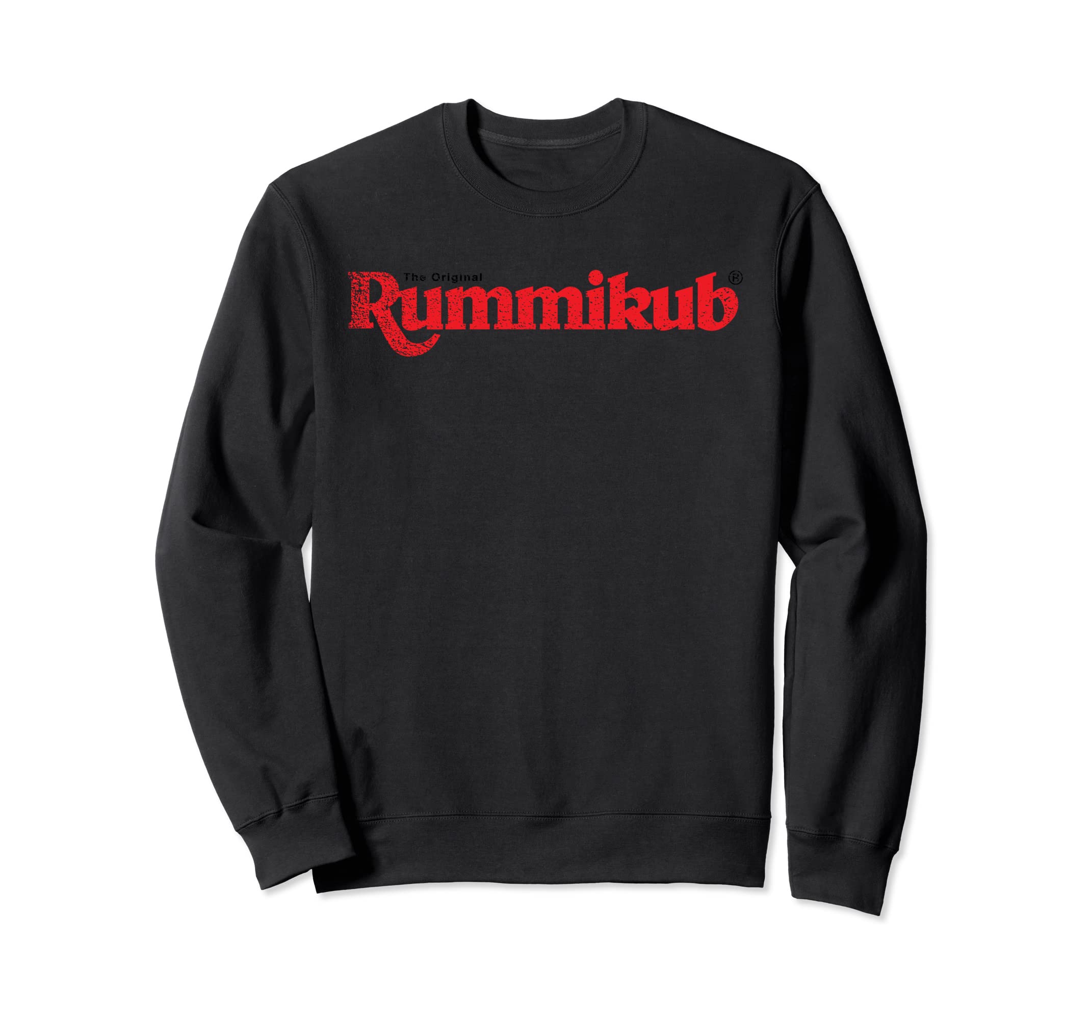 Rummikub Logo Distressed Grunge Effect Sweatshirt - Novelty Apparel Unisex - T-Shirt, Sweatshirt, Hoodie