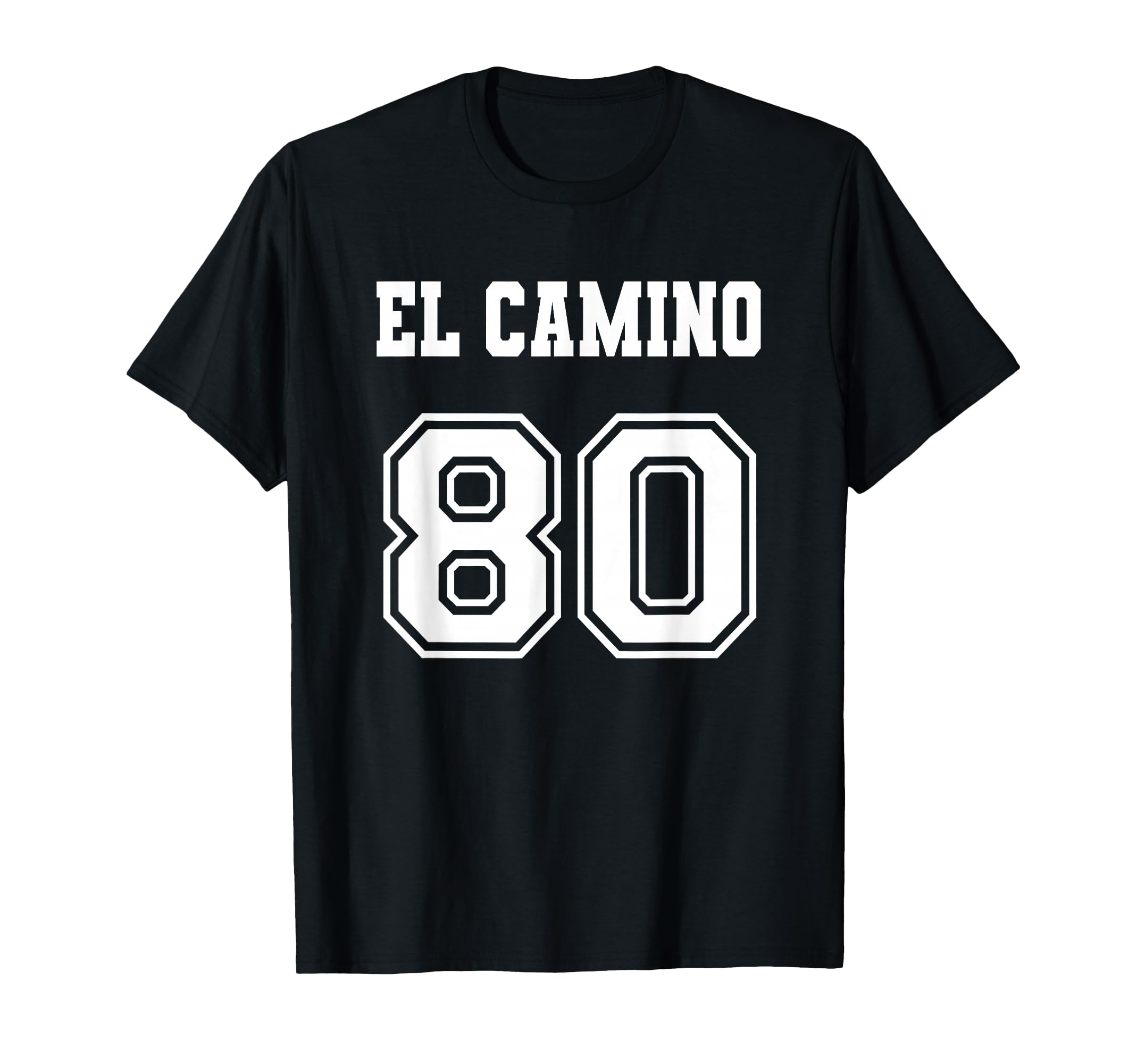 Jersey El Camino 80 1980 T-Shirt - Aesthetic Graphic for Adults - T-Shirt, Sweatshirt, Hoodie