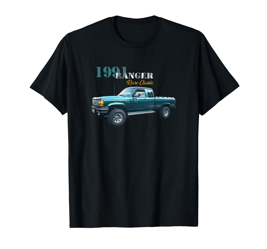 Cars Trucks Rare 1991 Pick Up Truck T-Shirt - Custom Art Print for Adults - T-Shirt, Sweatshirt, Hoodie